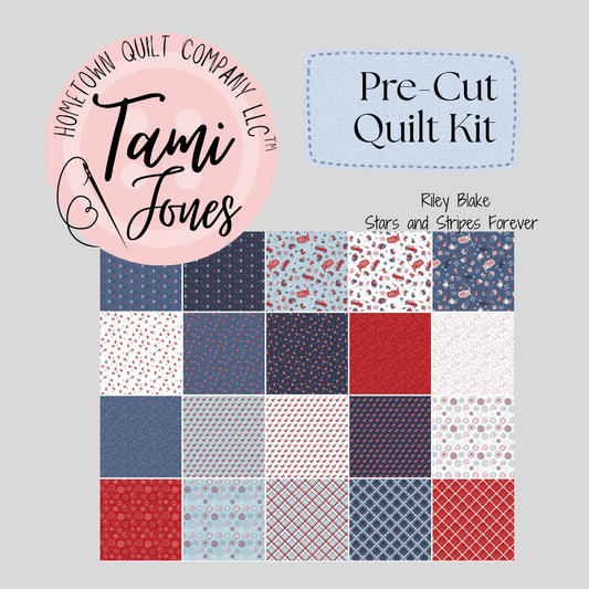 Starburst Quilt Kit • Stars and Stripes Forever