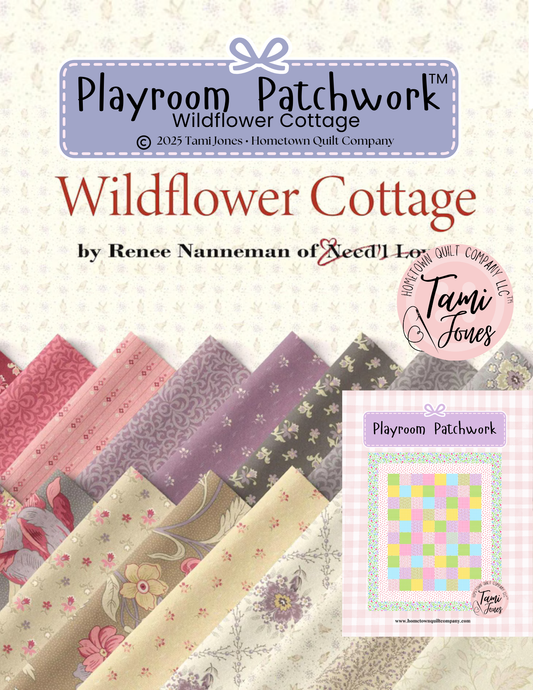 56x64 inch Playroom Patchwork • Wildflower Cottage