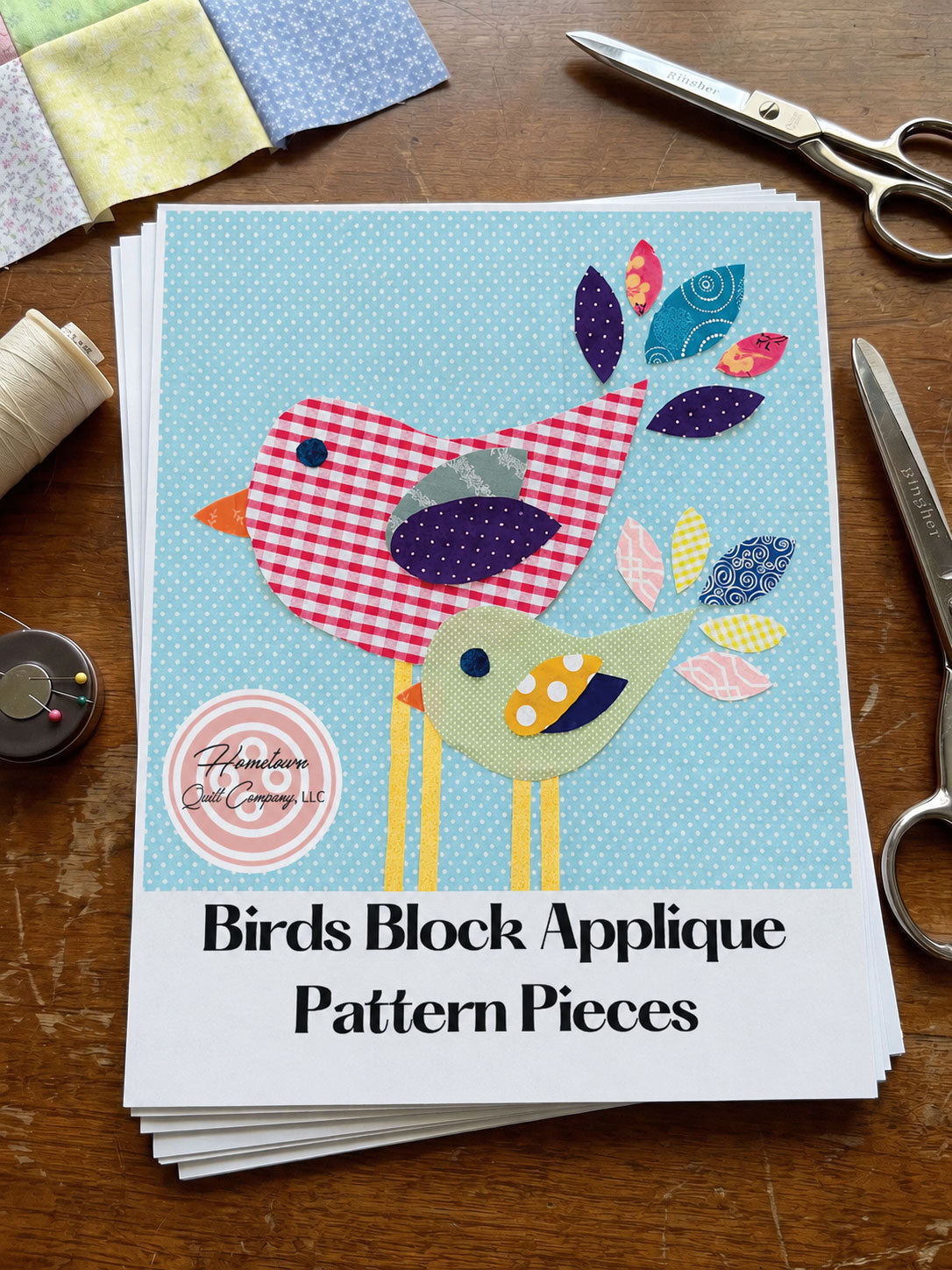 Birds Printed Template