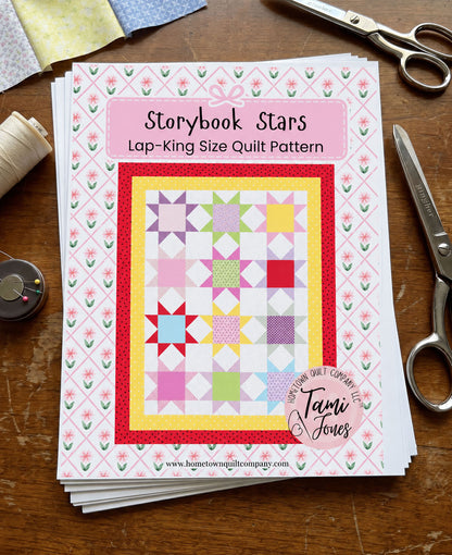 Storybook Stars Quilt Printed Pattern